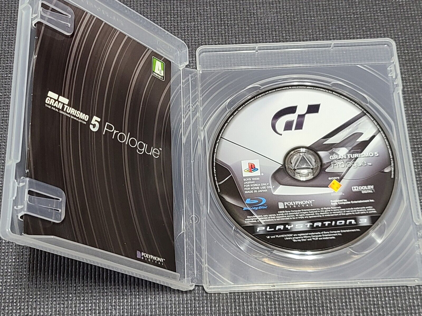 Gran Turismo 5 - Prologue - Press Kit PAL Spain BCES-00104/REV